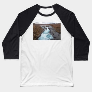 Bruarfoss waterfall, Iceland Baseball T-Shirt